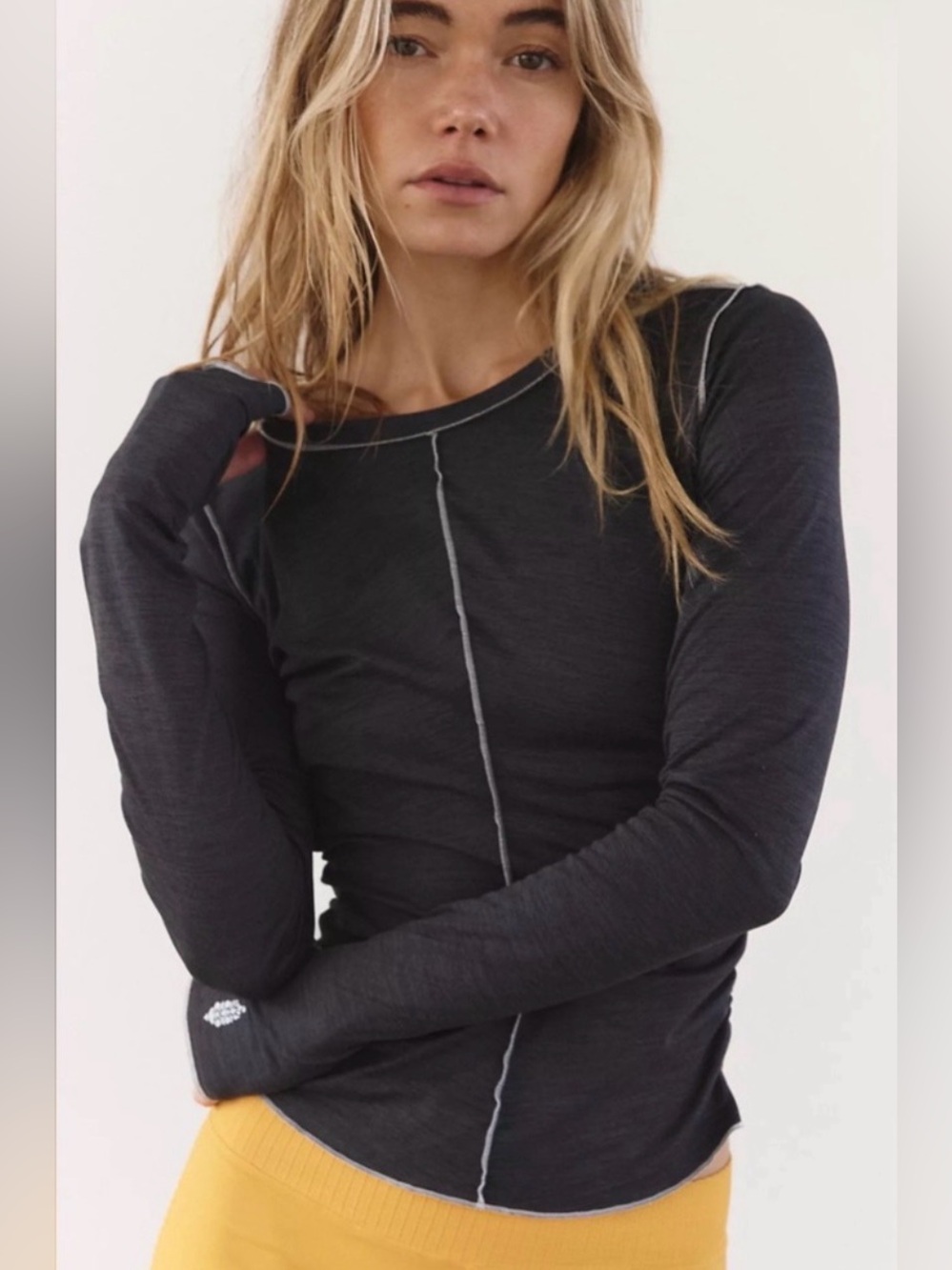 FP Movement Right On Run Long Sleeve Layer🔥Black• XL